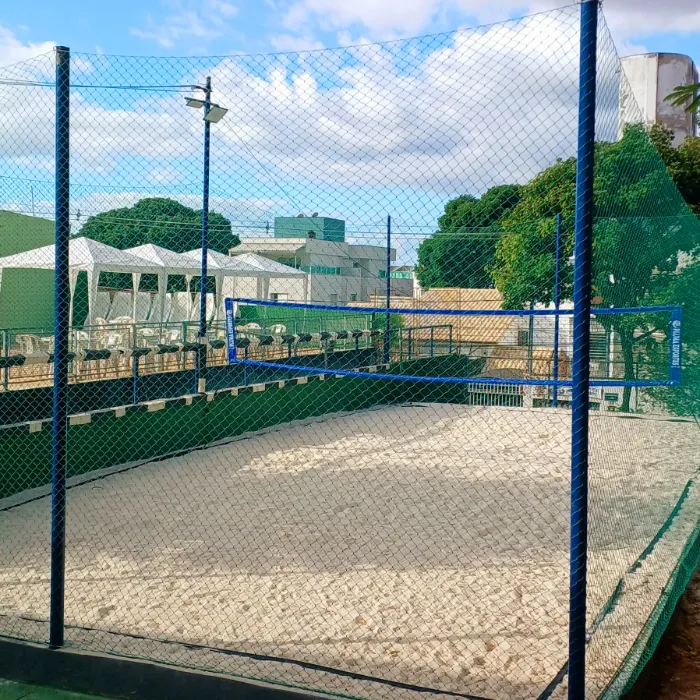 Quadra de areia do clube